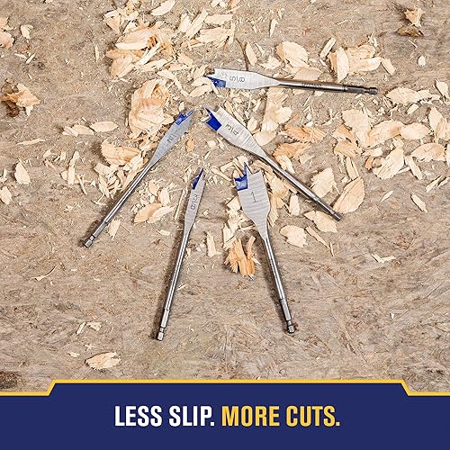 Miniatura 4 de Irwin Tools IRWIN Industrial Tools 87950 Speebor Juego de puntas de pala con ranura azul, 3 piezas