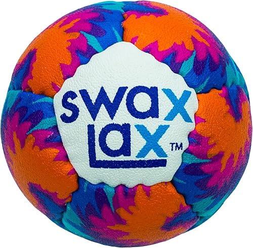 Swax Lax - Pelota de entrenamiento de lacrosse con el mismo tamaño y peso que la pelota de lacrosse reglamentaria, pero suave pelota de práctica