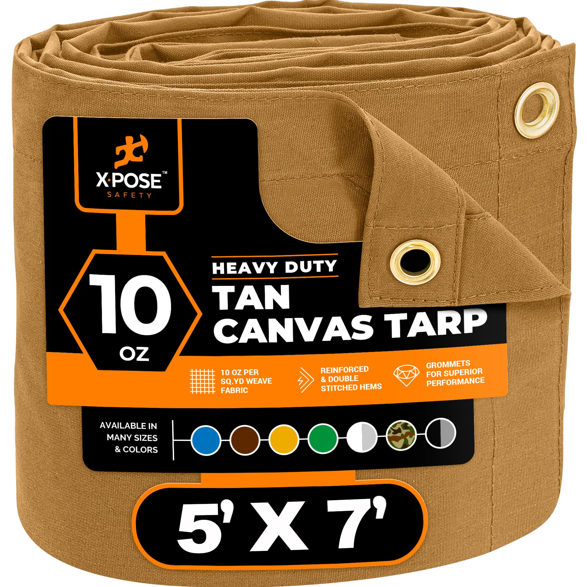 Xpose Safety Canvas Tarp 10 oz