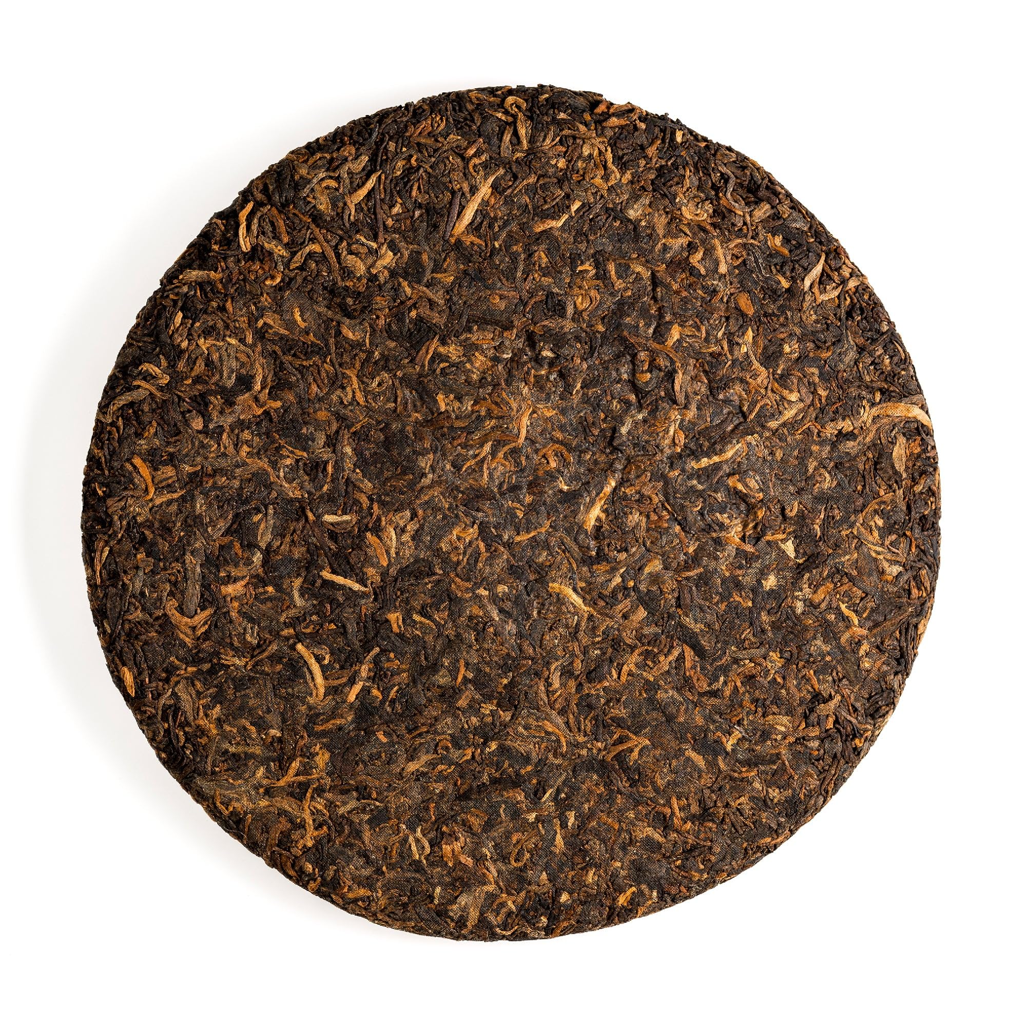 Shou Pu-erh Tea Cake Pressed - Fermented Pu Er Red Tea - Ripend Puh Er - Puer Loose Leaf Tea