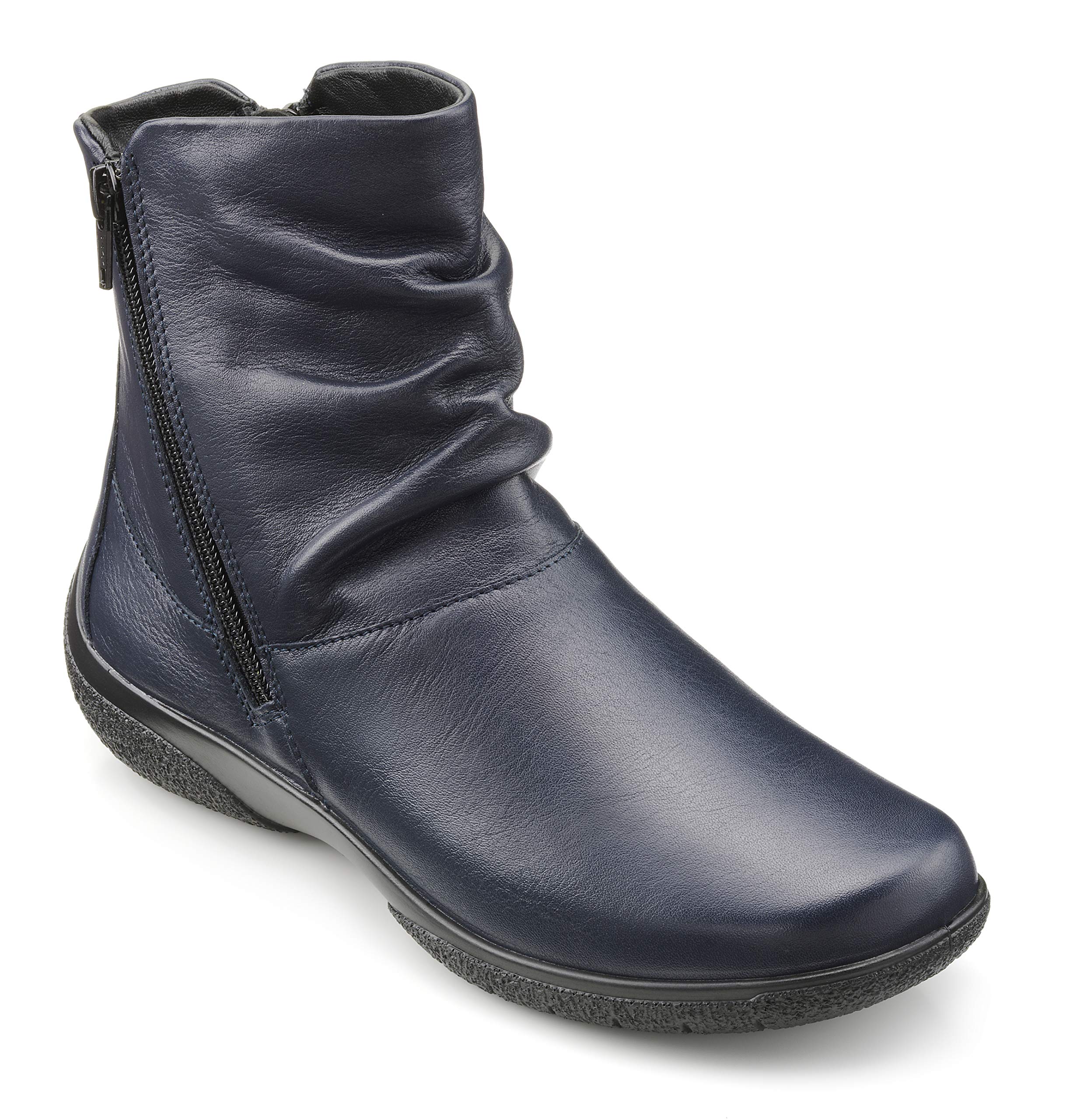 Hotter Women's Ankle Boots - Navy - Suede - Size 7.5