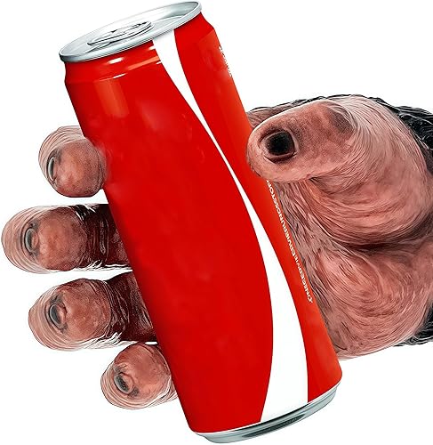 Miniatura 9 de Gemini&Genius Gorilla - Juguete de marioneta de mano para niños, juguete de miedo, juguete de fiesta de Halloween, marioneta de mano de gorila de