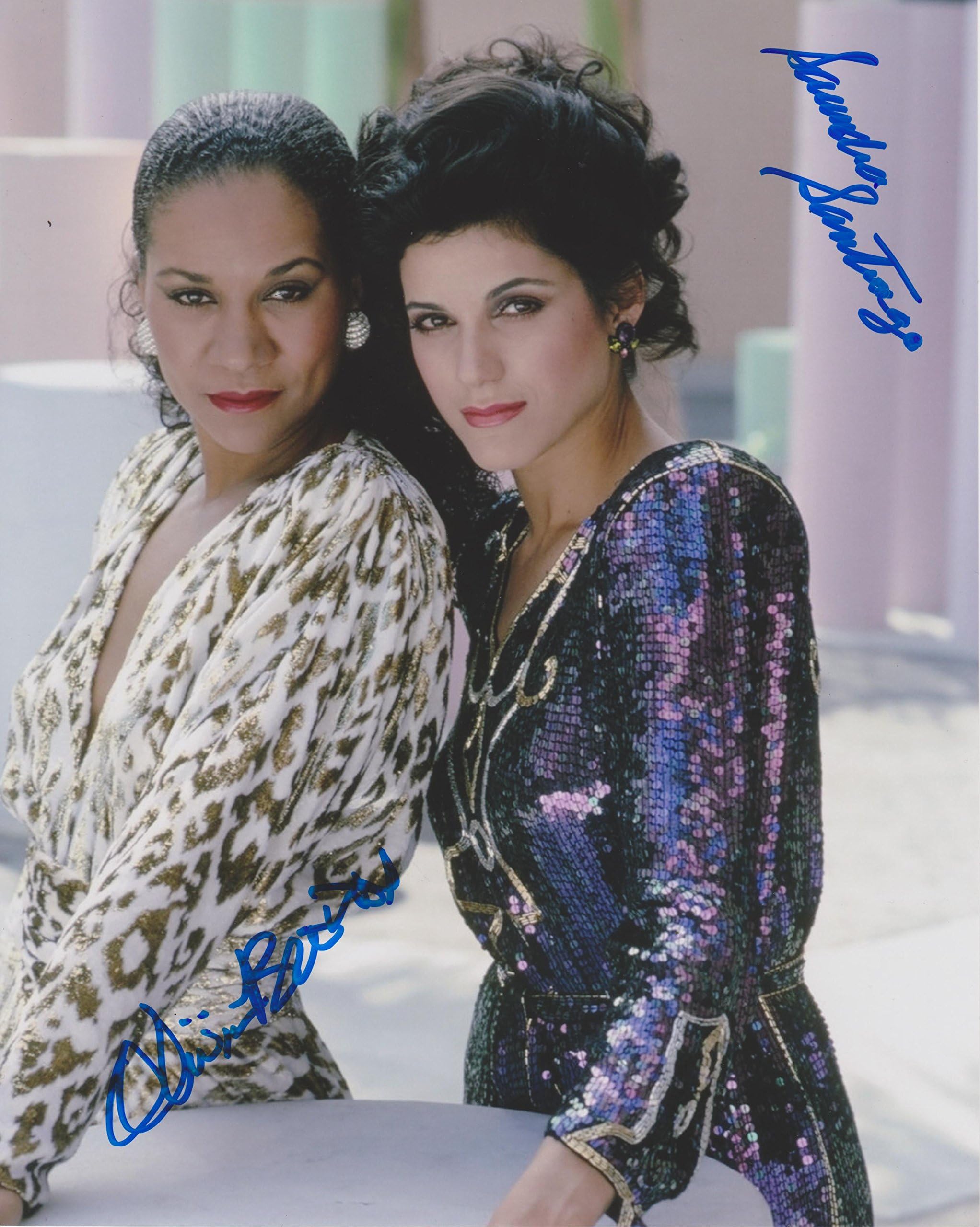 Olivia Brown & Saundra Santiago Miami Vice 2 Original Autographed 8x10 Photo