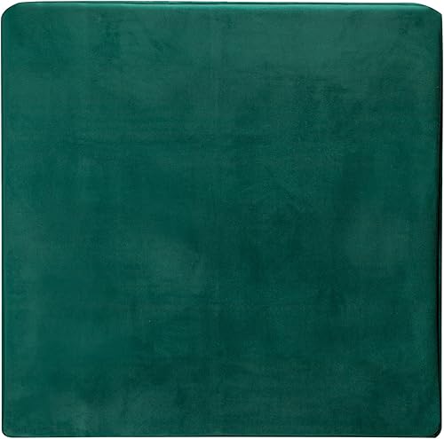 Miniatura 2 de Yellow Mountain Imports Cubierta de mesa para póquer cartas mahjong juegos de mesa y juegos de azulejos grado profesional Azul / Patchwork, forro