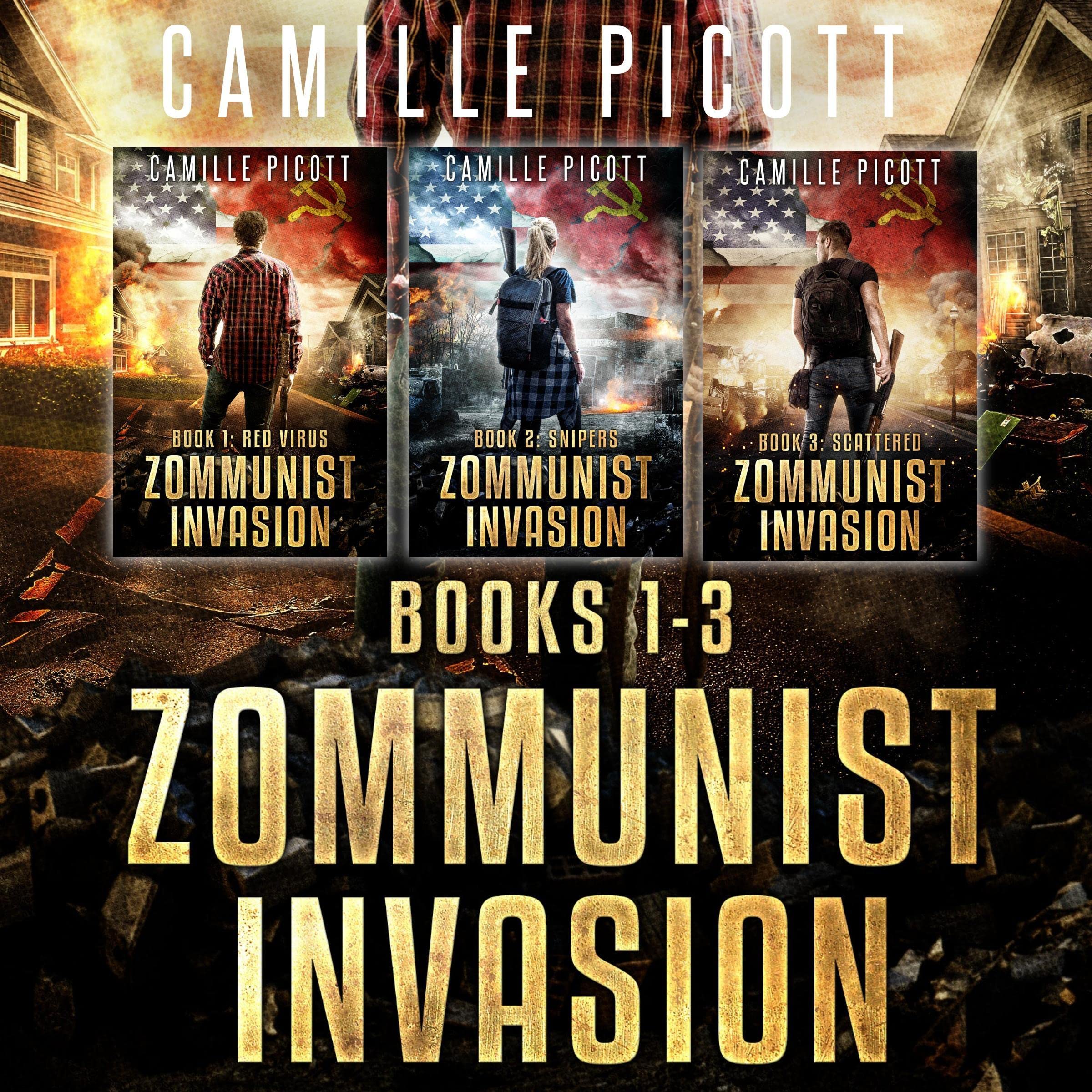 Cover art for Zommunist Invasion, Books 1-3