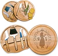 Vista 14 de PICNIC TIME Circo - Juego de tablas para charcutería con cuchillos de queso, marrón, Disney Mickey Mouse y Minnie Mouse - Parawood