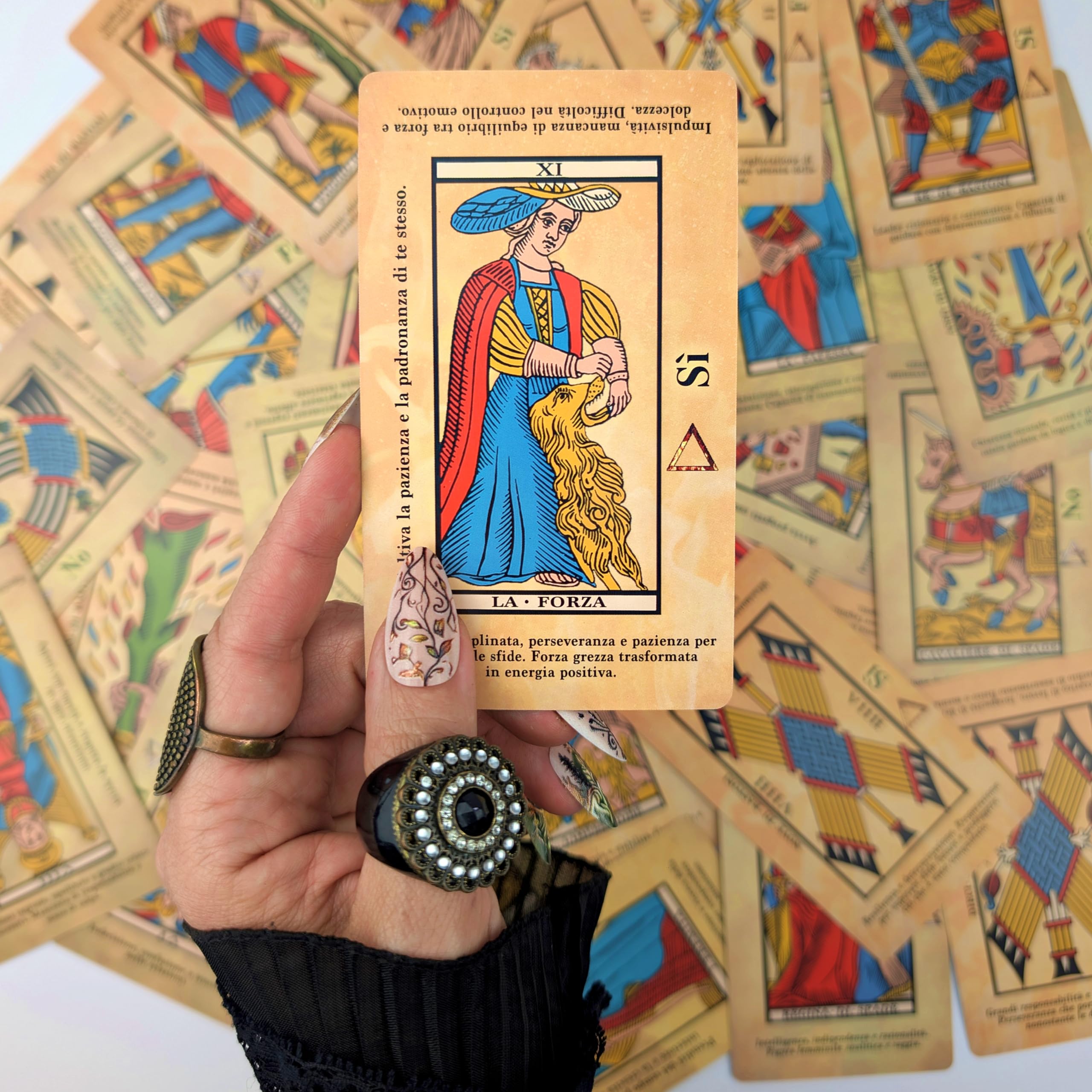 Witchy Cauldron – Tarocchi di Marsiglia per Principianti | Carte Tarocchi in Italiano con Significato| Mazzo Completo 78 Carte