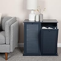 Vista 68 de Household Essentials - Gabinete para cestas de ropa sucia con apertura frontal