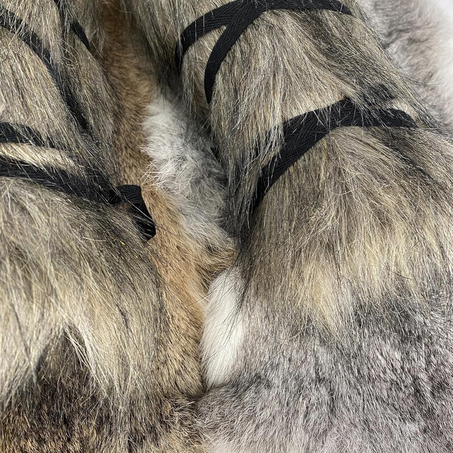 Viking Faux Fur Leg Wraps Arm Warmers, Medieval Bracers Cosplay, Hand & Boots Covers Barbarian Costume for Ren Faire - Image 9