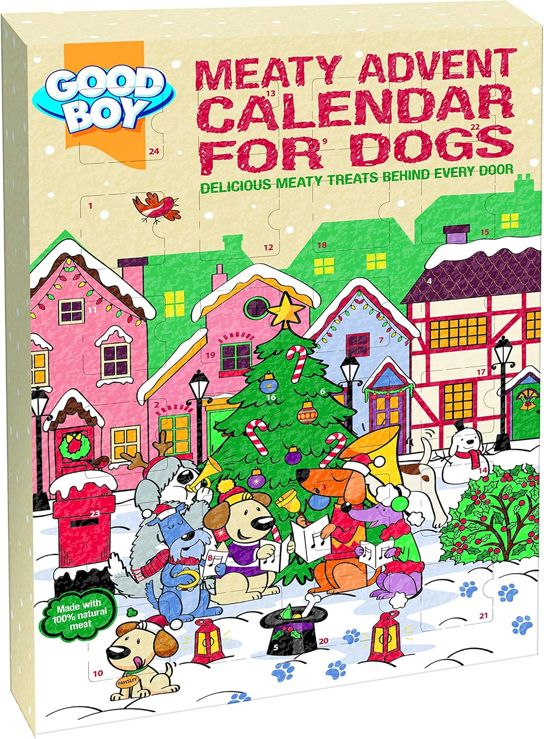 GoodBoy Pawsley Meaty Treats Advent Calendar for Dogs