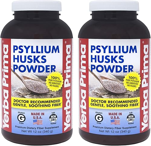 Yerba Prima Cáscara de Psyllium en polvo-12oz2pc