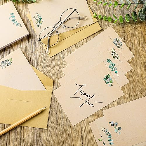 Miniatura 7 de Spiareal 100 tarjetas de notas en blanco de 4 x 6 pulgadas, tarjetas de índice, tarjetas de notas decorativas en blanco, tarjetas de notas de