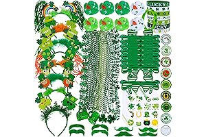 Winlyn Bulk St Patrick's Day Novelty Jewelry Assortment for Festive Party Favors
