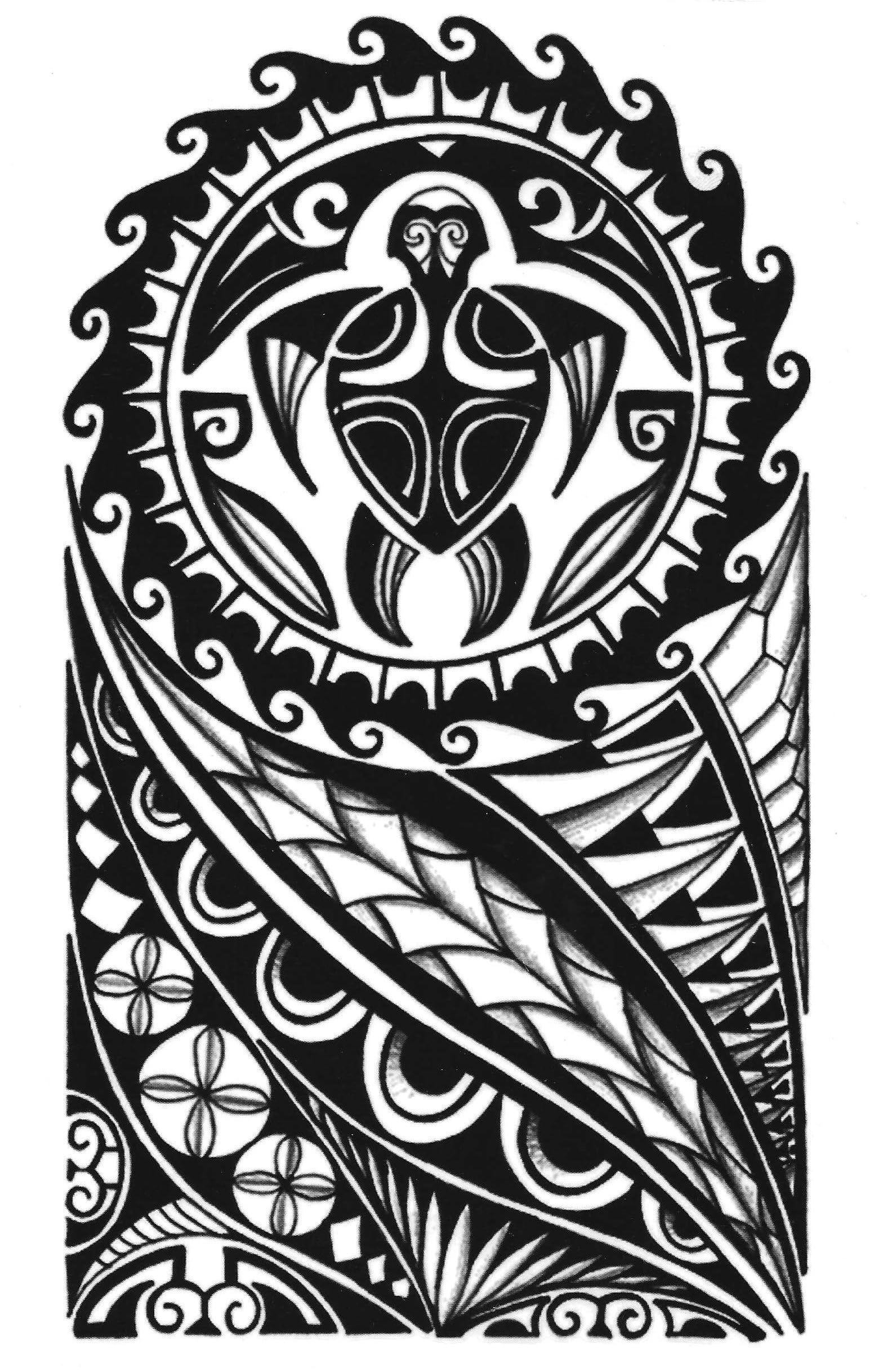Tatouage éphémère Tribal - 4 Plaques, Marque Love Tattoo, Multicolore, EAN 3700000000044