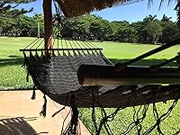 Vista 6 de Hamaca americana (con barra esparcidora) (negro, nailon)