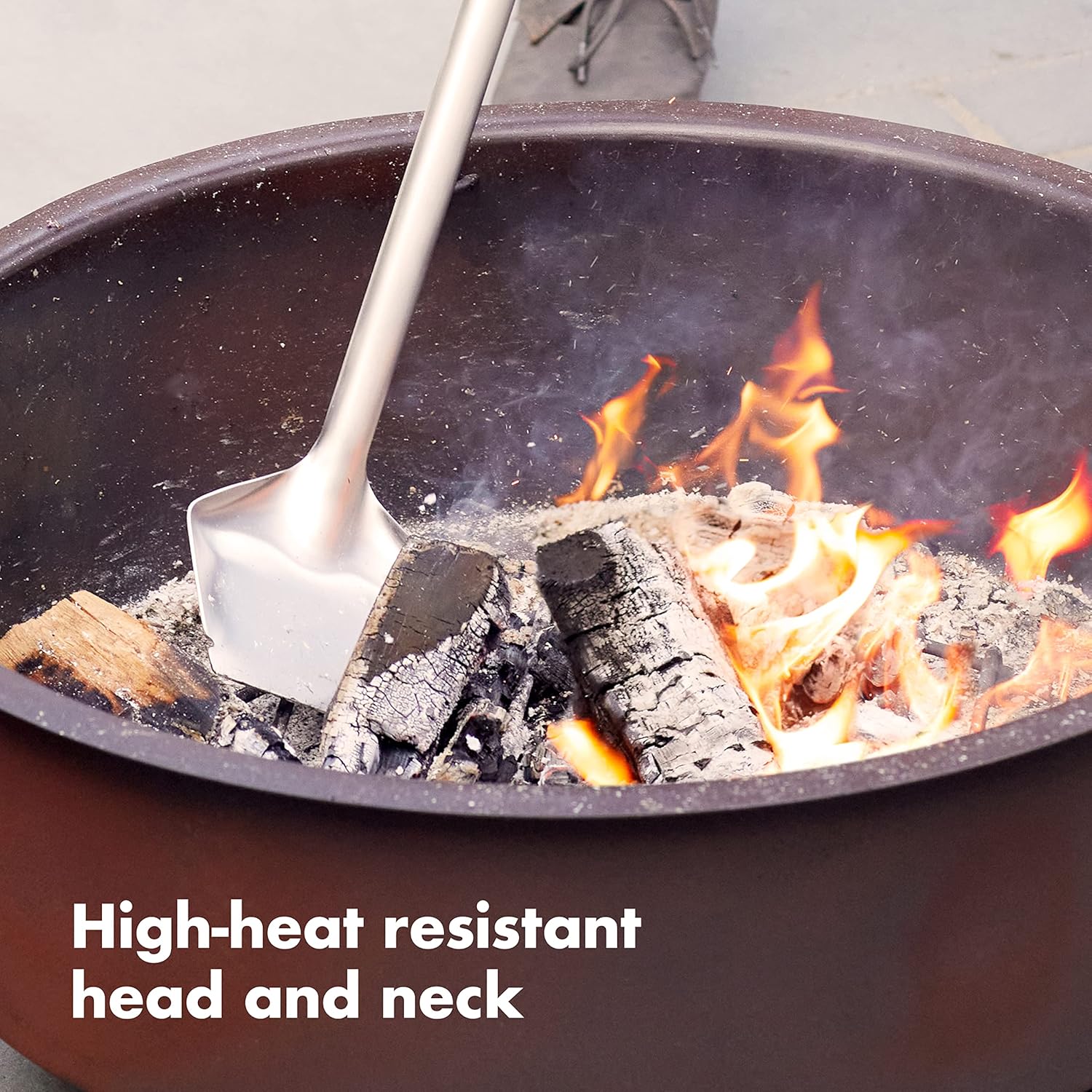 OXO Good Grips Grate Lifter Coal Rake, 2Coal Shovel & Rake, Stainless Steel (Pack of 2)