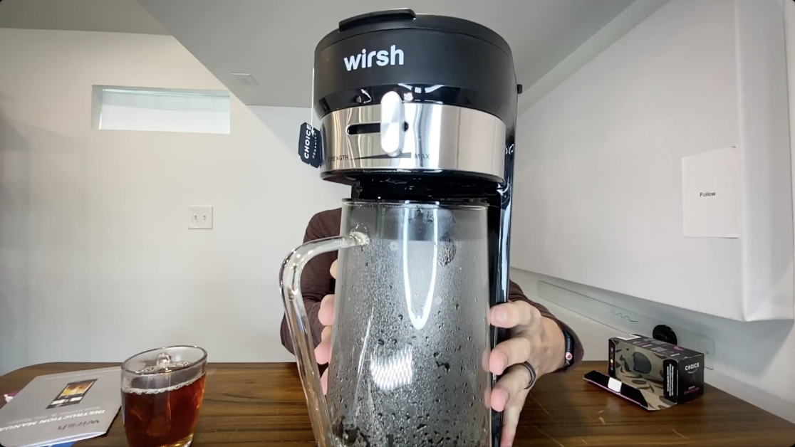 TESTING wirsh Iced Teas & Coffee Maker + Glass Tea Pitcher