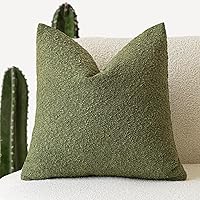 Vista 39 de Foindtower Fundas de almohada decorativas con textura de boucle, fundas de almohada sólidas, neutrales, suaves y acogedoras para silla, sofá