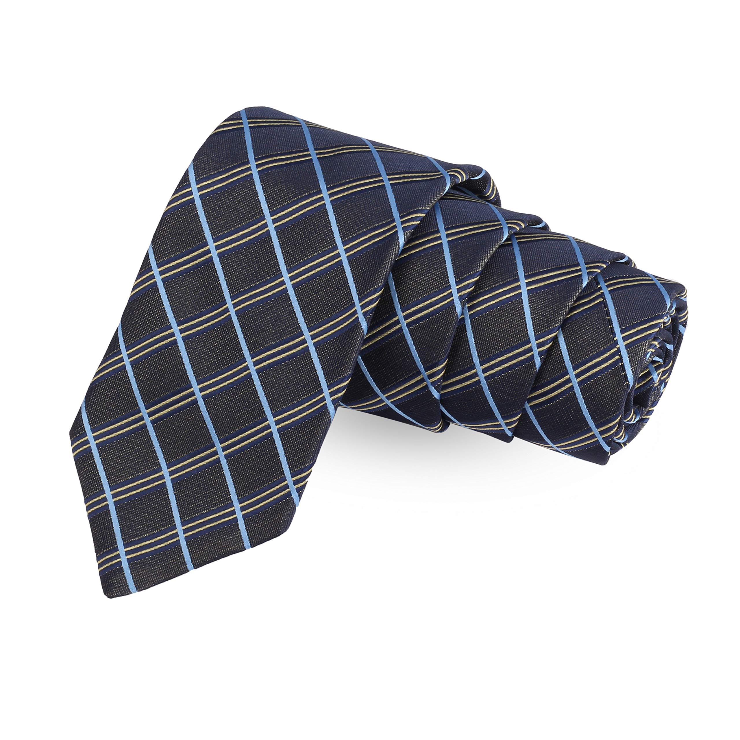 Grey Plush Necktie For Men-image-41