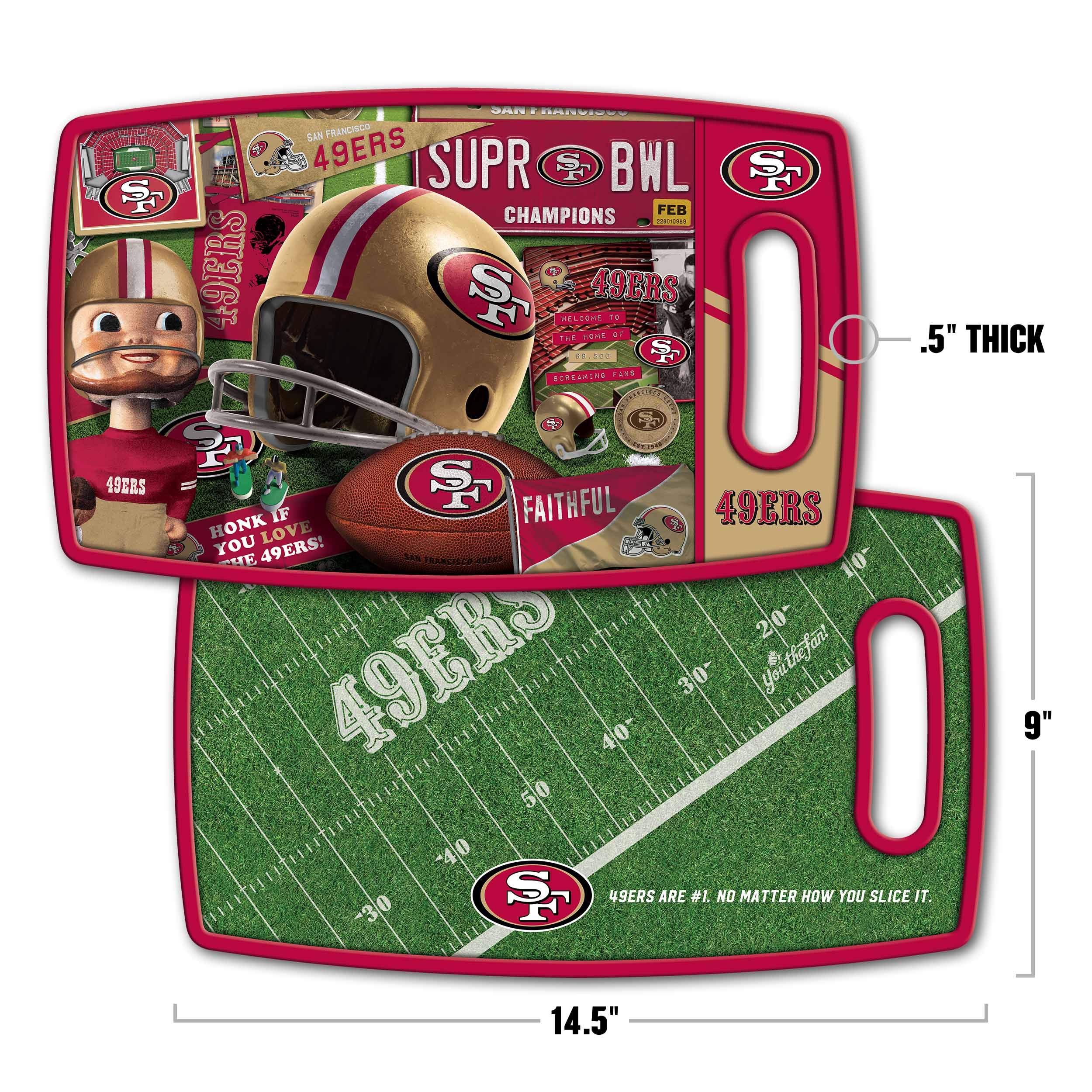 YouTheFan NFL Retro Series Schneidebrett