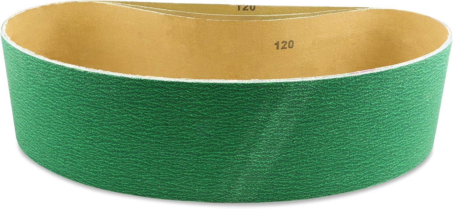 Red Label Abrasives 4 X 24 Inch 24 Grit Metal Grinding Zirconia Sanding Belts, 3 Pack
