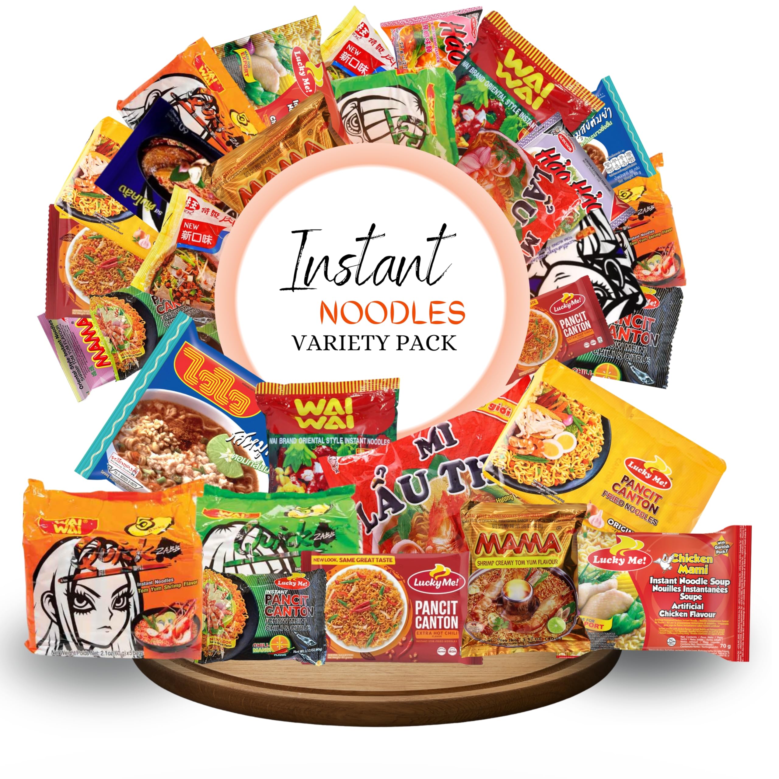 Amazon.com: FUDOBOX Asian Instant Ramen Noodles Variety Pack