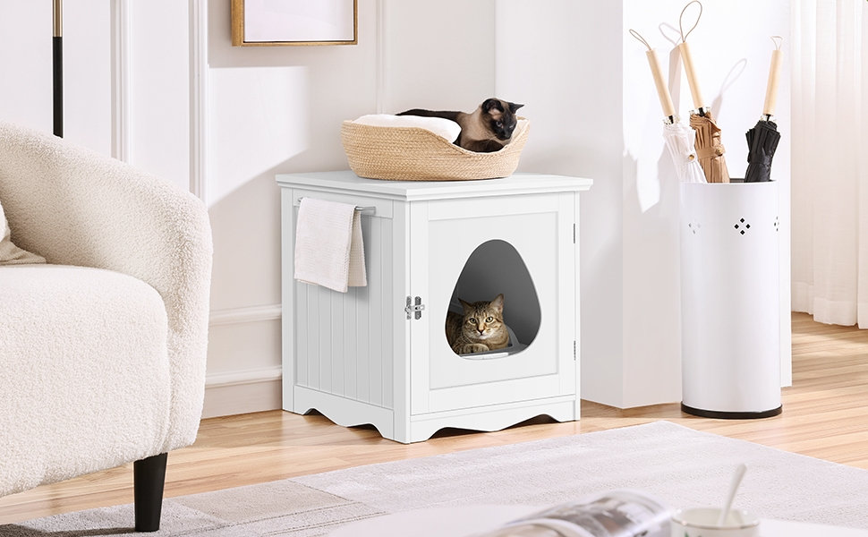 Amazon.com: Yaheetech Cat Litter Box Enclosure, Litter