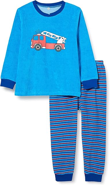 Playshoes pizama frotte straż pożarna Uniseks - dzieci 411503 (1 w zestawie)