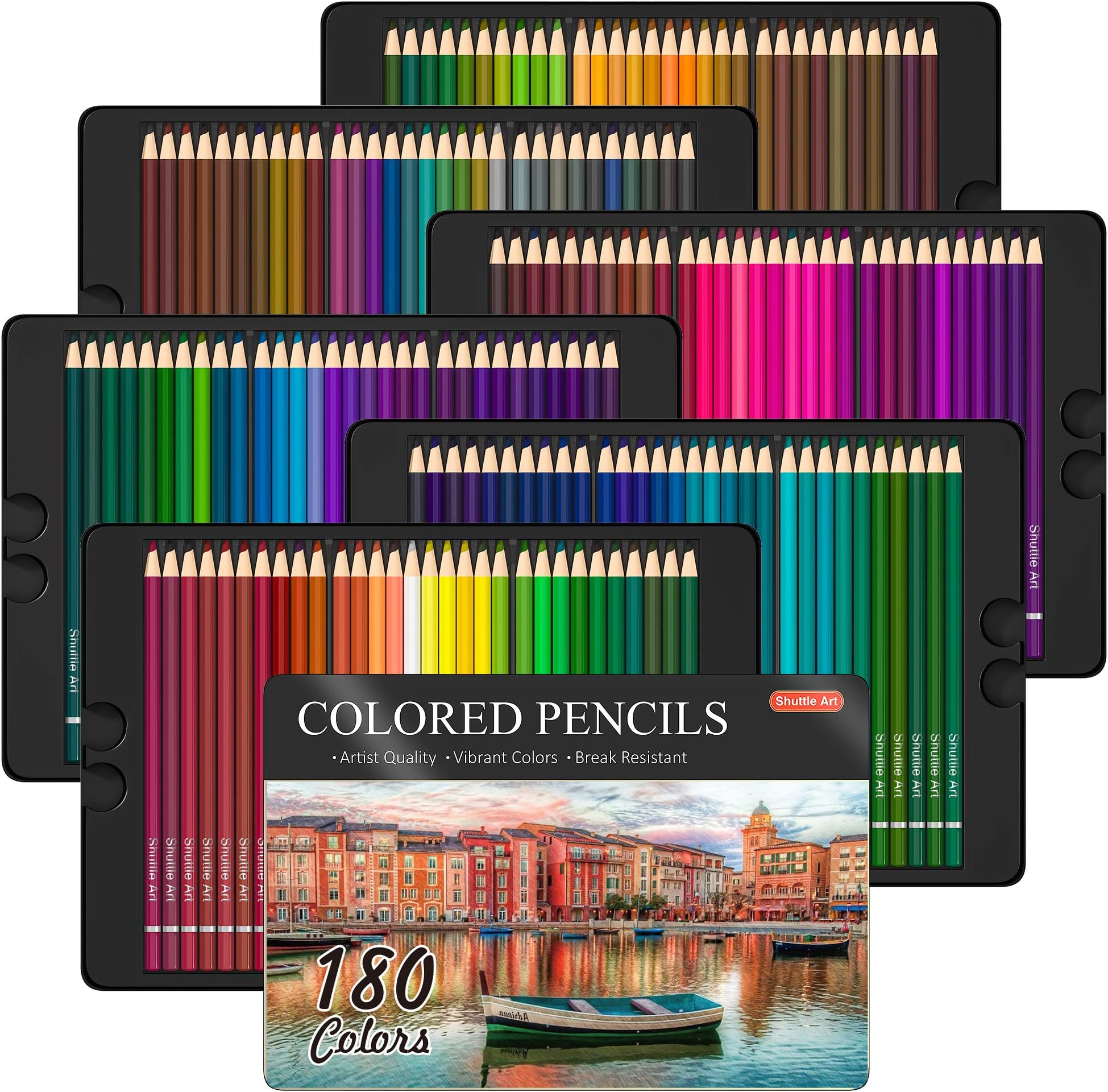 Colored Pencils Set of 120 PreSharpened Nontoxic Art