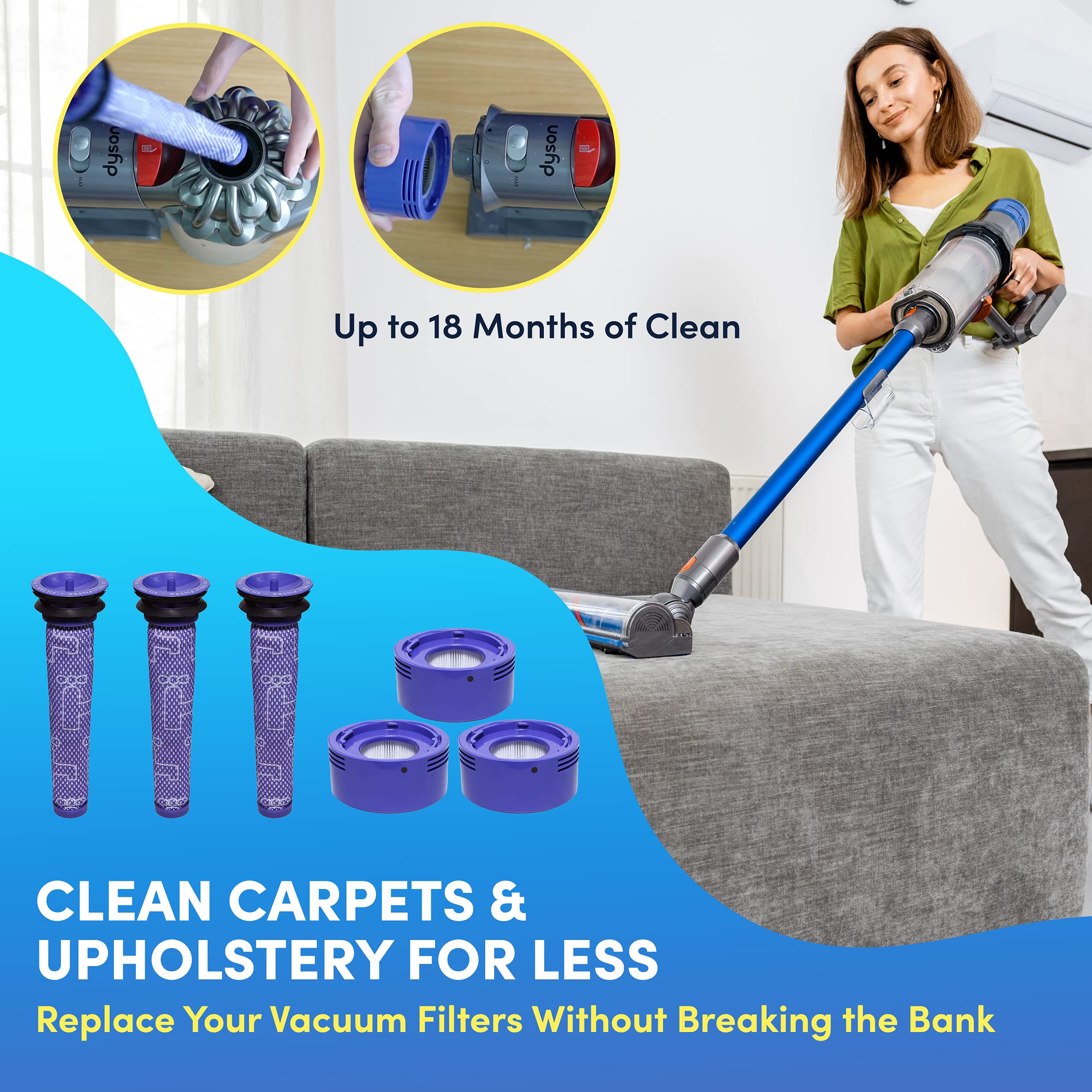 Royal Dirt Devil 2SV1102000 Filter, F25 083405/SD20000 Bag Versa Quick Vac