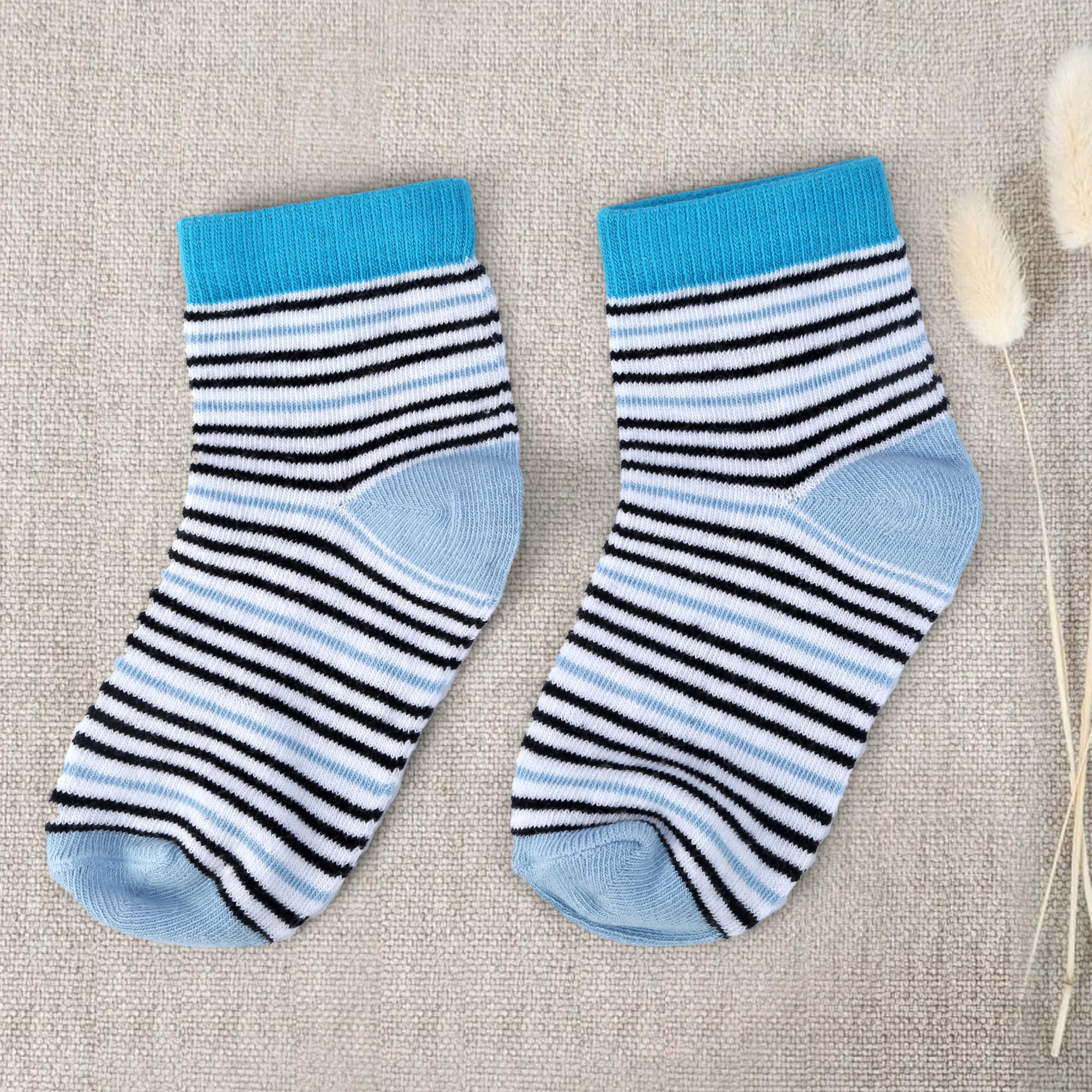 LEALDEALZ Kid's Socks for Boys and Girls - Made with Soft & Breathable Cotton with Antibacterial Wash, Pack Of 5, Animal Printed - For 6 Months To 12 Months Old, Suitable for all day long use 3