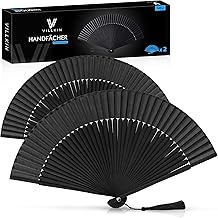 2 x Hand Fans, Original, 2 Hand Fans For Cooling In The Summer, For Weddings And Fancy Dress