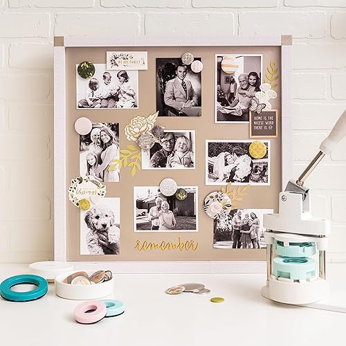 Vista 16 de We R Memory Keepers Kit de prensa de botón Blanco