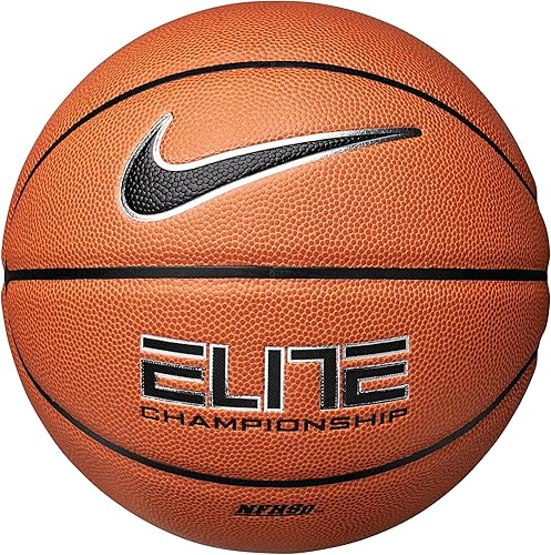 Nike Elite Championship Baloncesto 6 Negro/Plateado Metálico