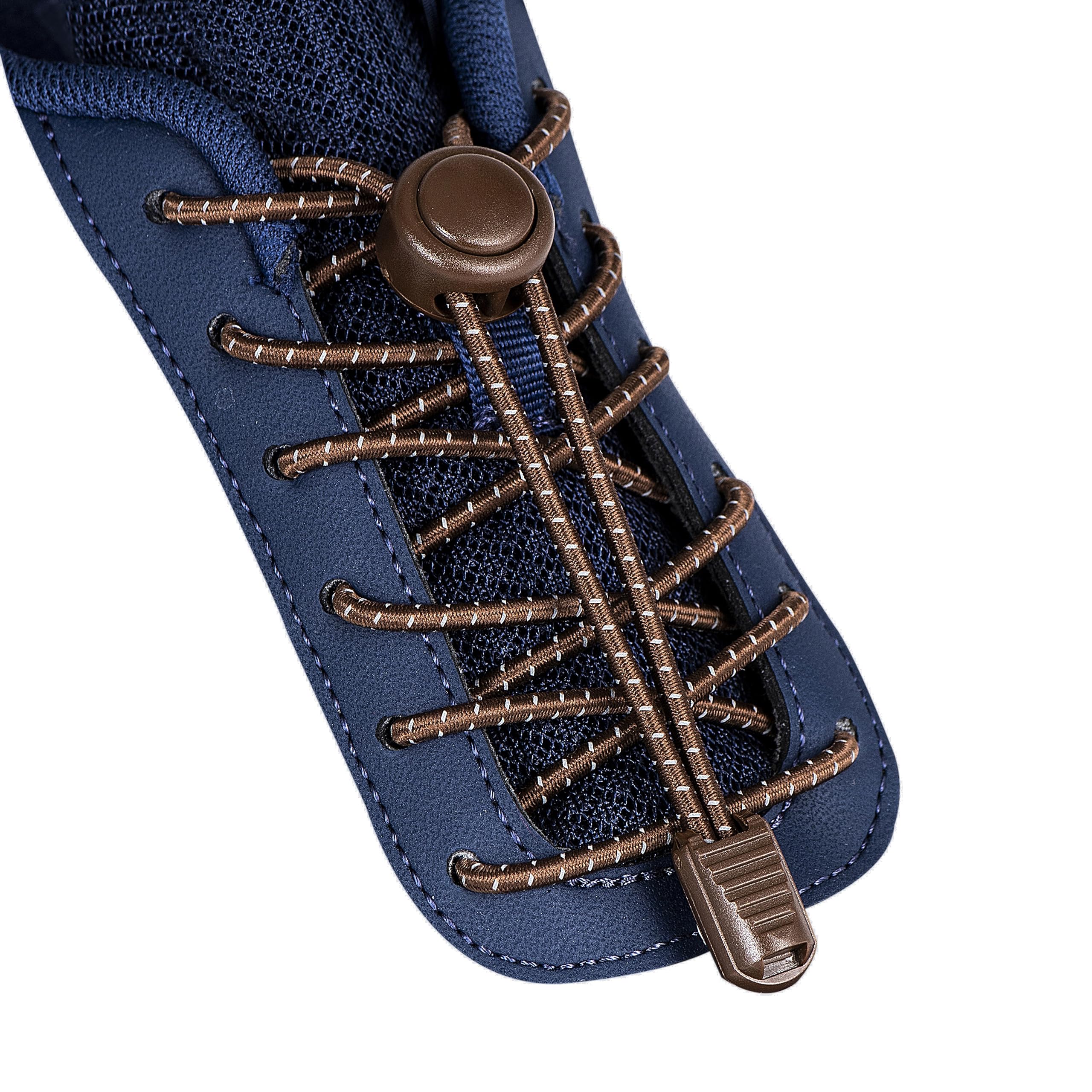 No Tie Shoelaces - Elastic Shoe Laces - Lock Shoelaces for Sneakers - One Size Fits All for Adults and Kids