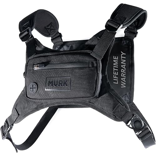 MVRK Water Resistant Running Vest Chest Pack, Phone Holder for Running, Lightweight Training Pack with Reflective Detail