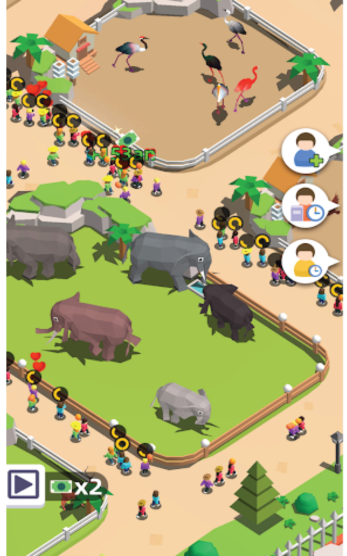 Parque de animais feliz e jogo de vida na fazenda para crianças - jogo ...