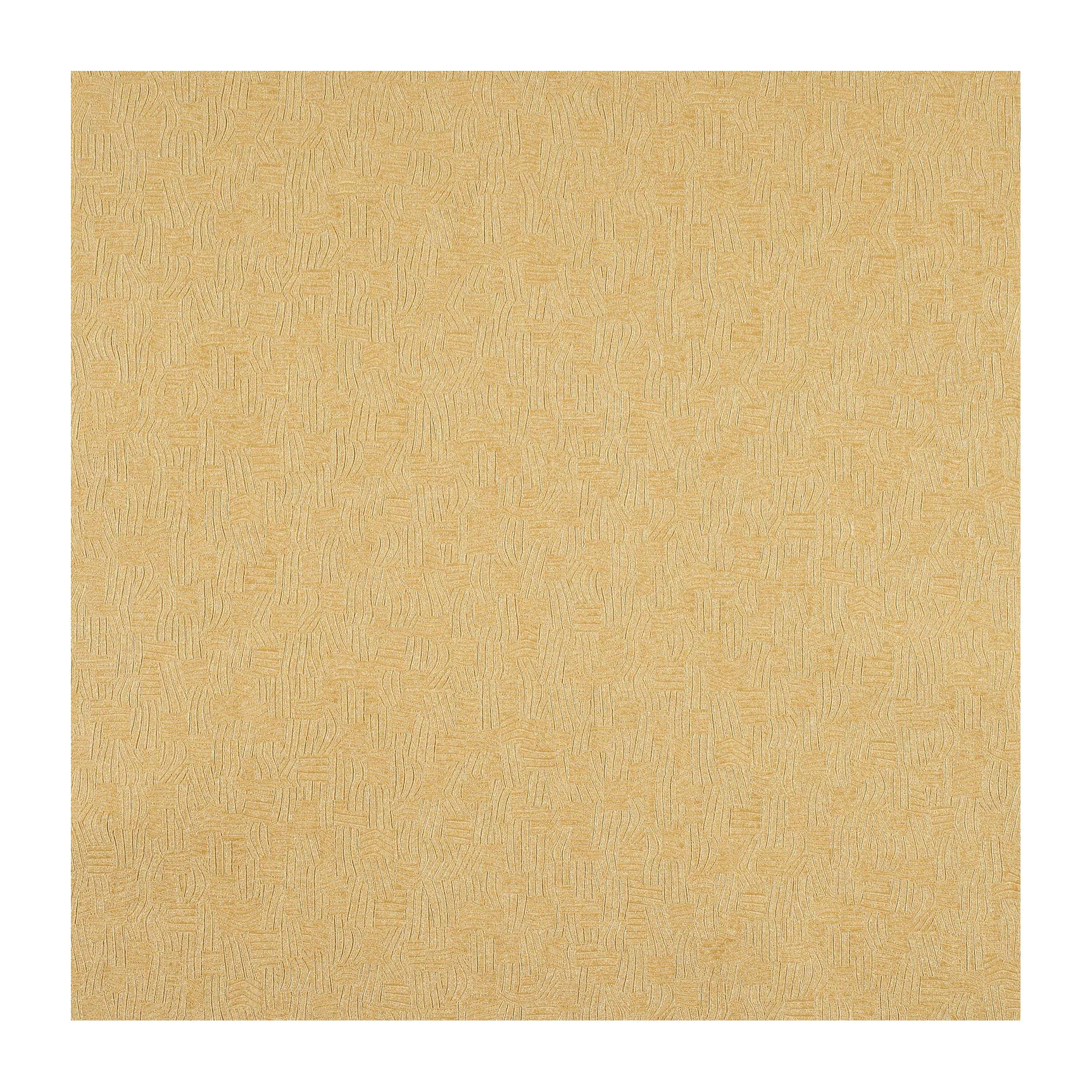 Papier peint jaune texturé York rubans entrelacés 0.54m
