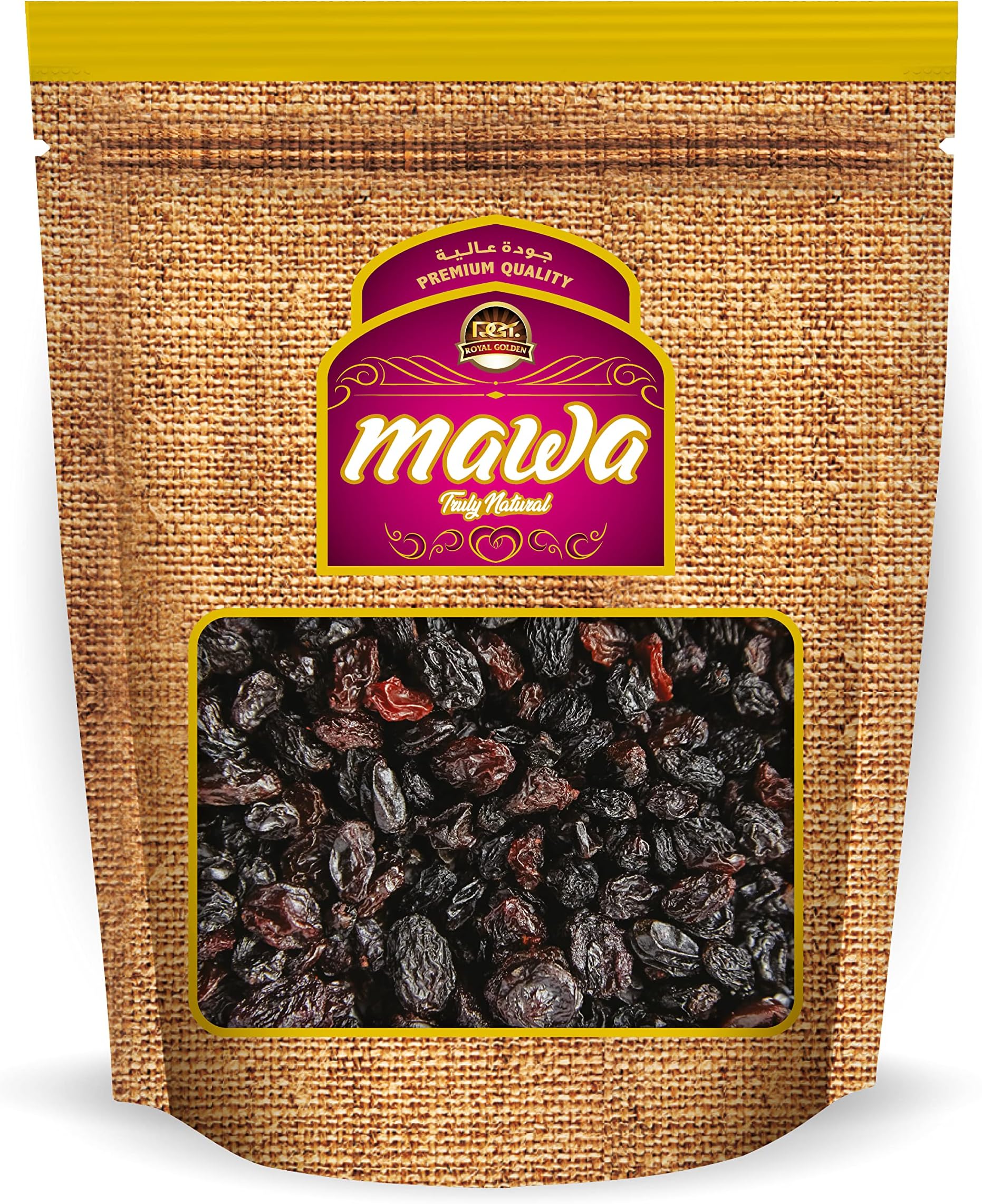 MAWA Raisins Black 1kg | Premium Dried fruit from Mawa Nuts & Seeds Variety| 100% Natural | No added Sugar | Naturally high in Fiber | 100% Vegetarian | Resealable Zipper pouch | 1kg