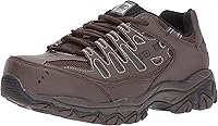 Vista 23 de Skechers Zapatos de construcción Cankton con punta de acero para hombre, clasificación de peligro eléctrico, espuma viscoelástica Negro/Carbón