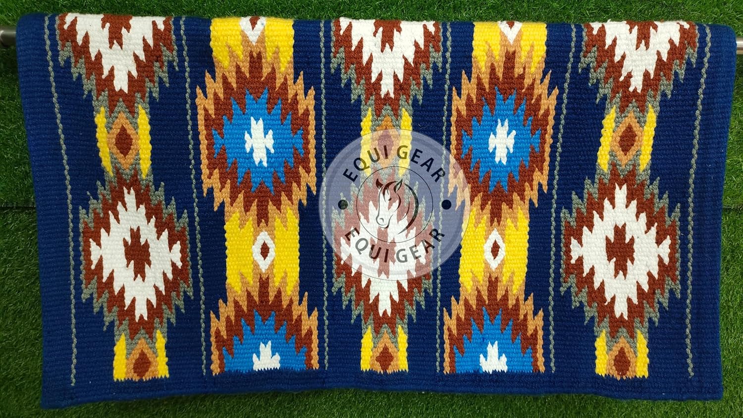 Horse Western Ranch Saddle Blanket/New Zealand Wool Western Saddle Blanket Top Wool Pad Sensor Flex (Customization Available) N358