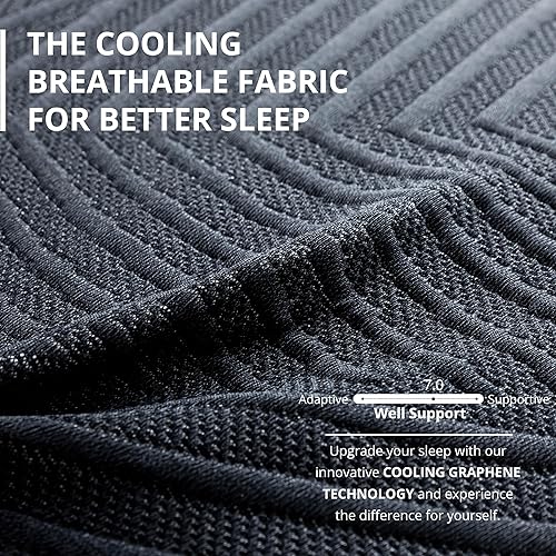 Miniatura 3 de EGOHOME 14 Inch Twin XL Memory Foam Mattress for Back Pain, Cooling Copper Gel Bed in a Box, Foam Made in USA, CertiPUR-US Certified, Therapeutic