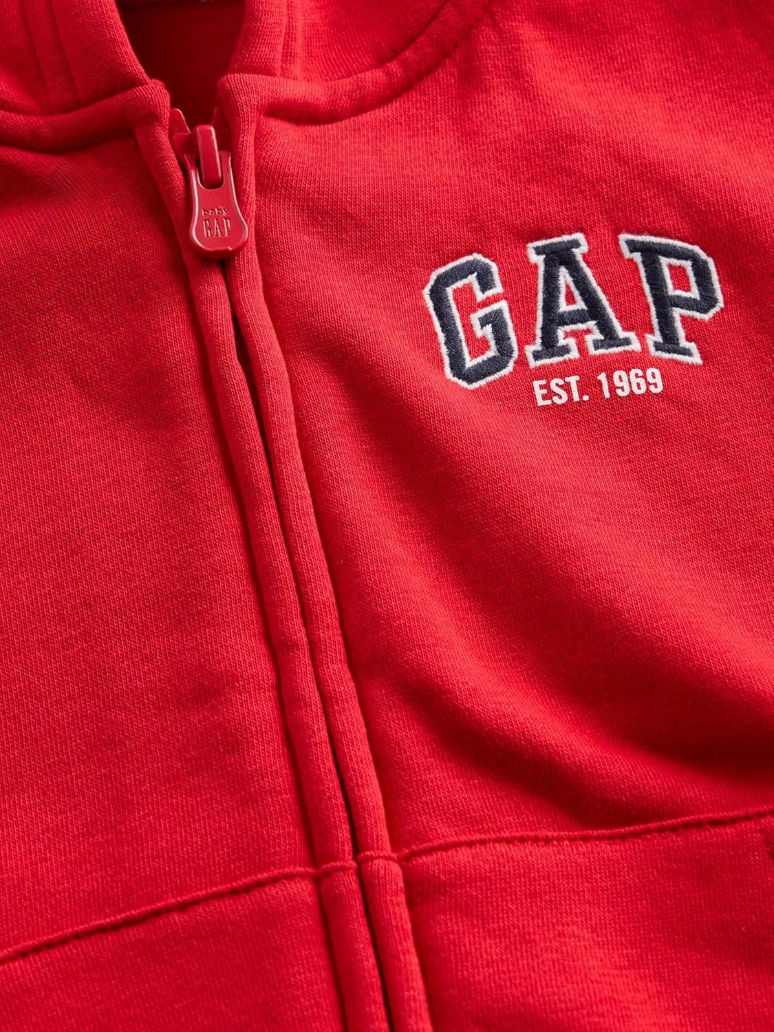GAP Baby Boys' Hooded Est. 1969 Logo Full Zip