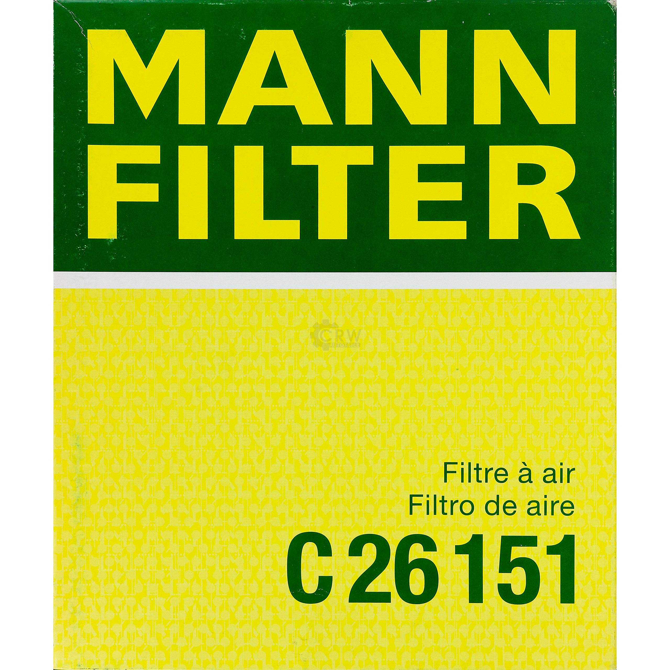 Paquete de inspección Kit de mantenimiento de filtros con filtro de aceite HU 938/4 x, filtro de aire C 26 151, filtro de combustible WK 532, filtro de habitáculo CU 2736-2, tornillo de