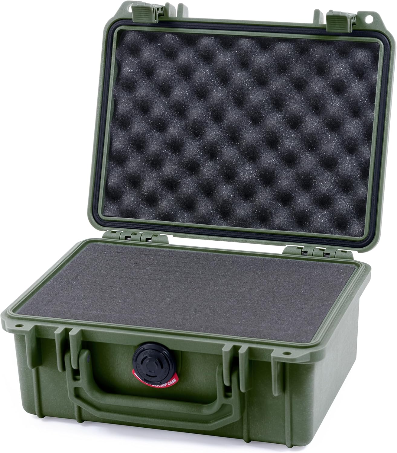 Pelican 1150 Case, OD Green, Pick & Pluck Foam with Convolute Lid Foam