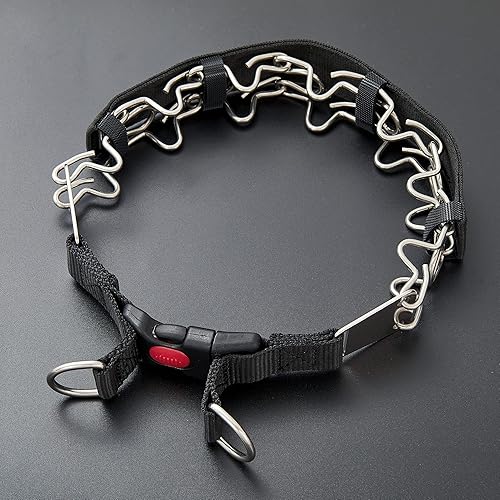 Miniatura 4 de Collar de punta para perro, collar de entrenamiento ajustable con hebilla de liberación rápida, adecuado para perros grandes y medianos (24 pulgadas)