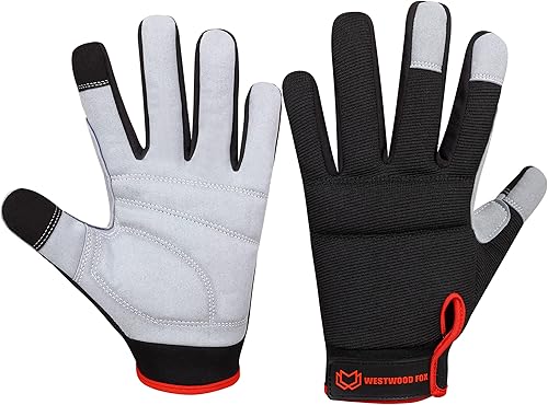 Guantes de trabajo de seguridad, guantes de jardinería resistentes para hombres, a prueba de espinas, acolchados, protección de palma, pantalla