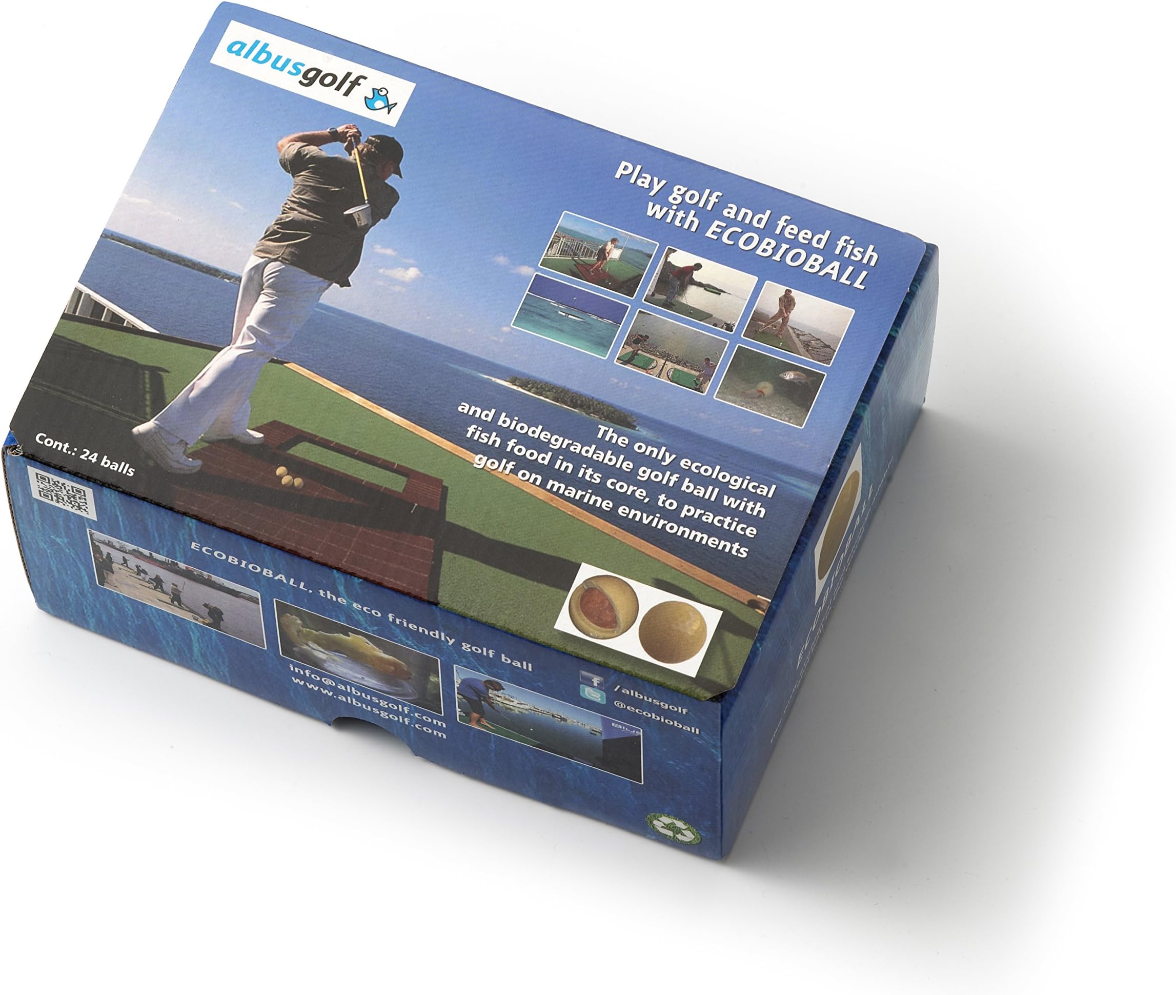 24 Ecobioball, Eco-friendly Golf Ball for Marine Environments