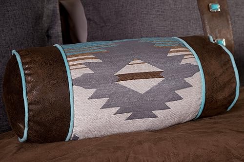 Miniatura 2 de CARSTENS, INC. Juego de edredón de felpilla tejida de 5 piezas, estilo rústico occidental, Badlands Sky, King