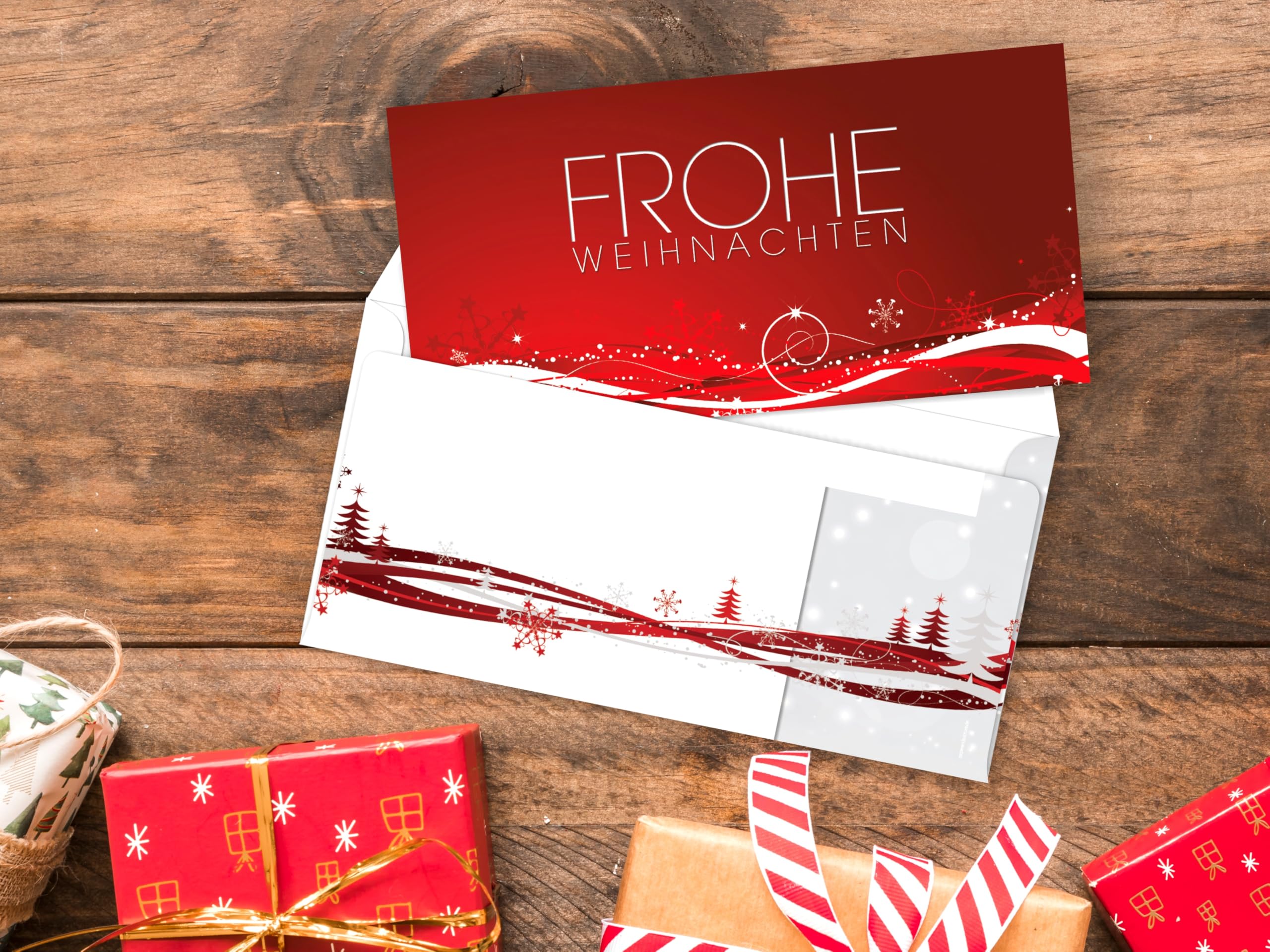 Tarjetas de Navidad fijo de amor, 100 unidades, tarjetas de – Tarjetas de felicitación Incluso imprimibles